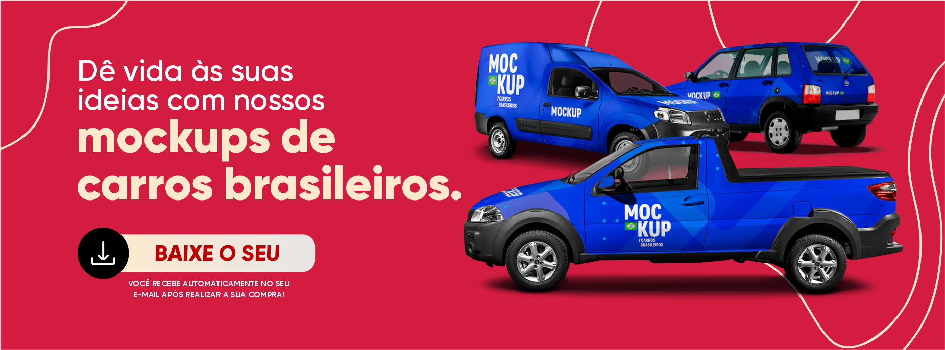 Superpack Mockup Carros Brasileiros | Psd